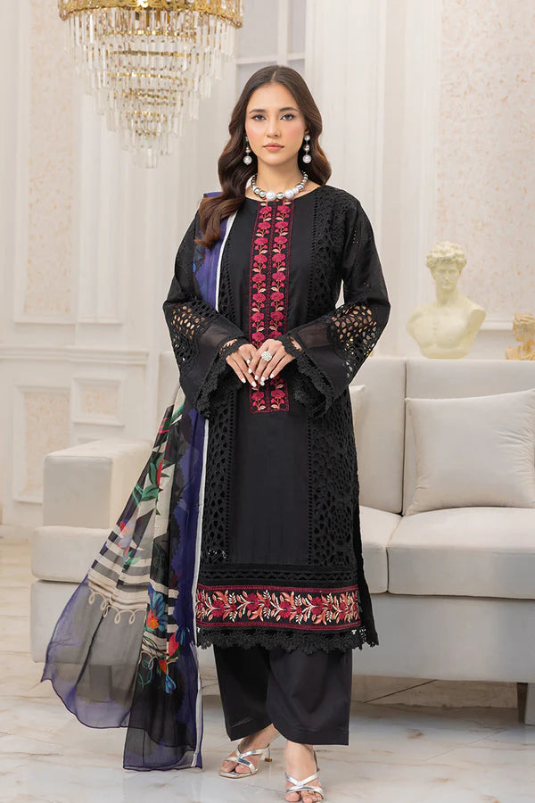 SHAZMA BY JOHRA 4PC EMBROIDERED LAWN