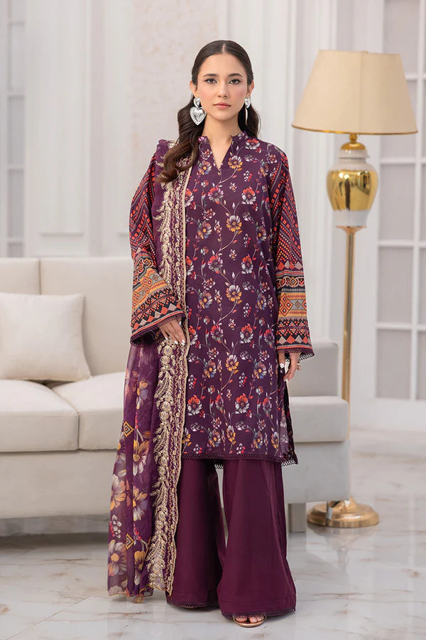 IBSAN BY JOHRA 3PC EMBROIDERED