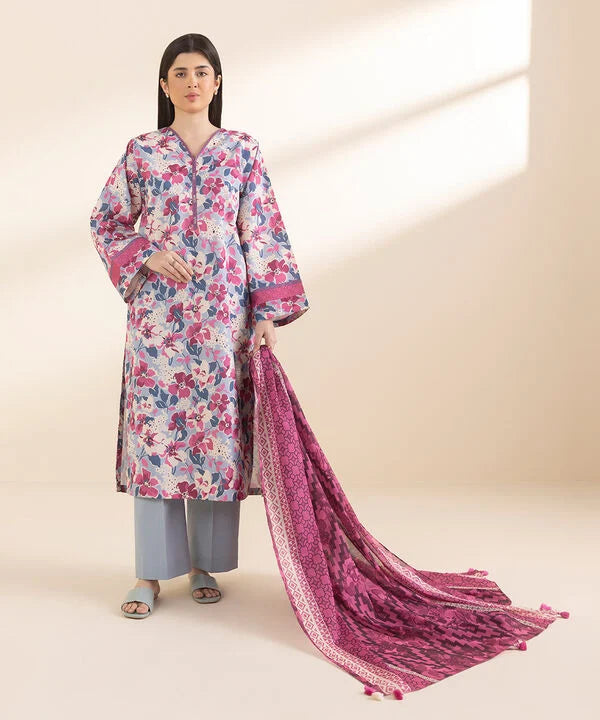 SAPPHIRE UNSTITCHED 3PIECE LAWN