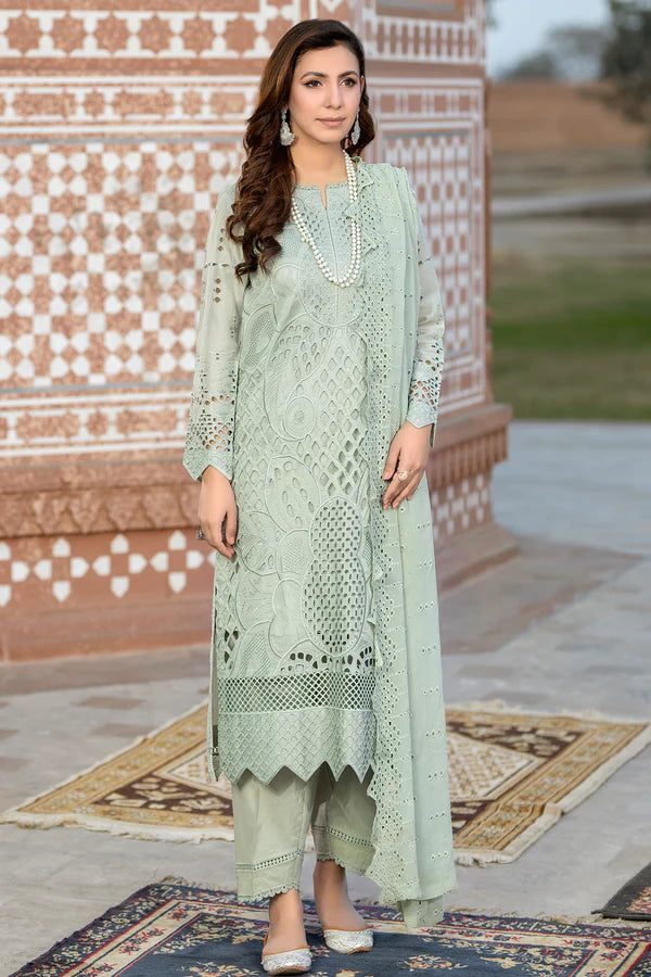 ROZERIA BY JOHRA 3PC CHIKANKARI LAWN