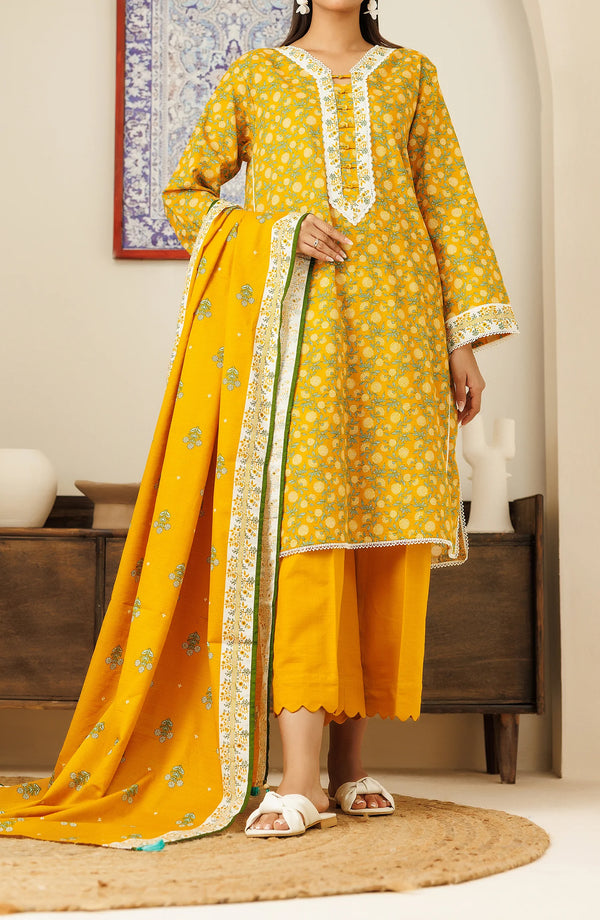ORIENT UNSTITCHED PRINTED 3PIECE KHADDAR