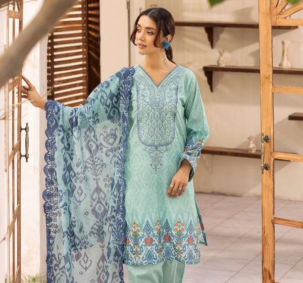 MOTIFZ ZOHRA UNSTITCHED EMBROIDERED 3PIECE LAWN