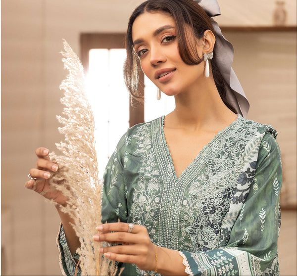 MOTIFZ ZOHRA UNSTITCHED EMBROIDERED 3PIECE LAWN