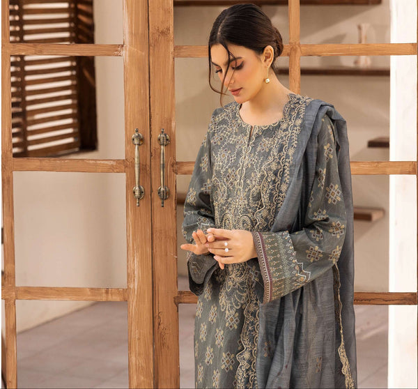 MOTIFZ ZOHRA UNSTITCHED EMBROIDERED 3PIECE LAWN