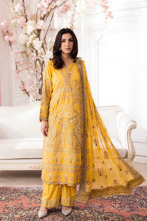 SWISS GOLD BY JOHRA 3PC EMBROIDERED