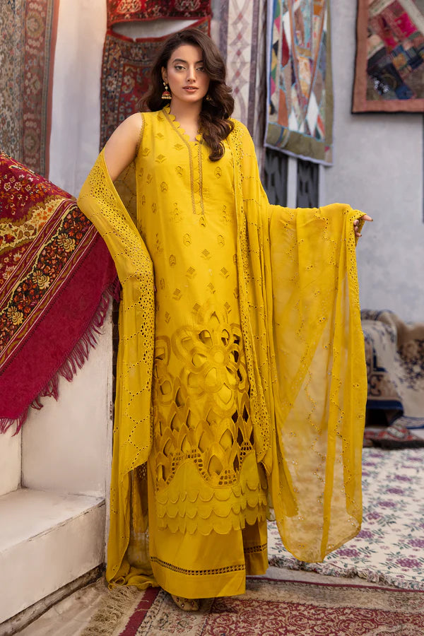 SHAFAQ BY JOHRA 3PC CHIKANKARI LAWN