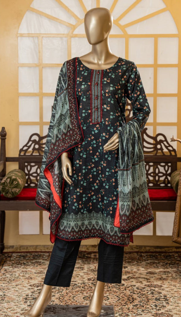 KHOLA UNSTITCHED PRINTED 3PIECE LAWN