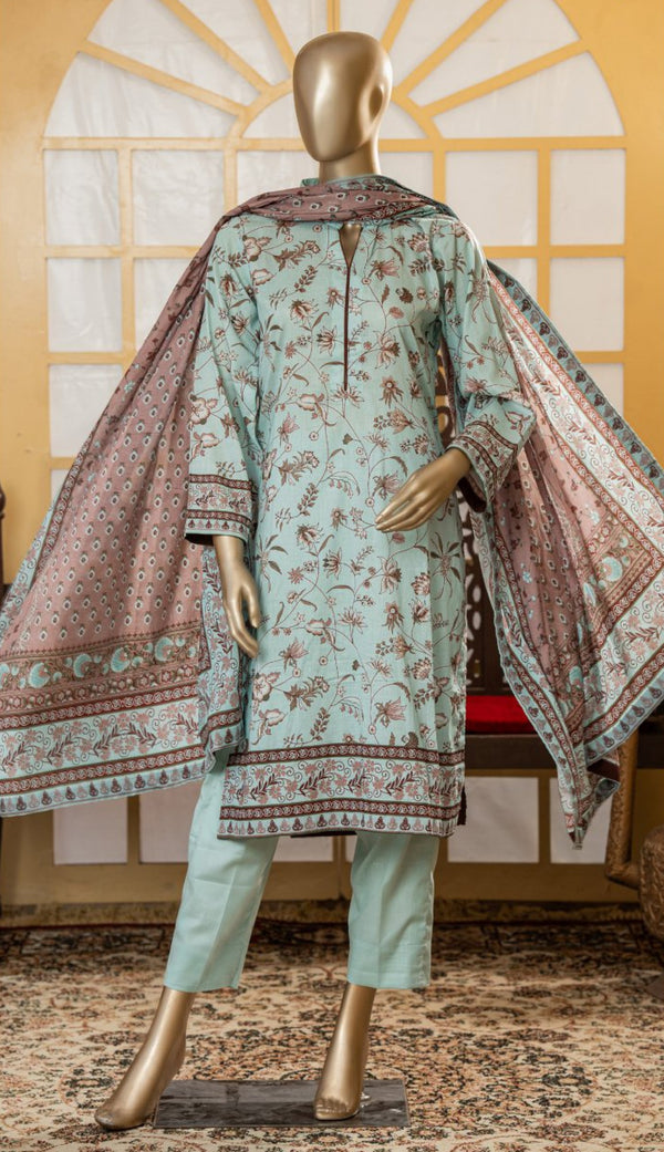 KHOLA UNSTITCHED PRINTED 3PIECE LAWN