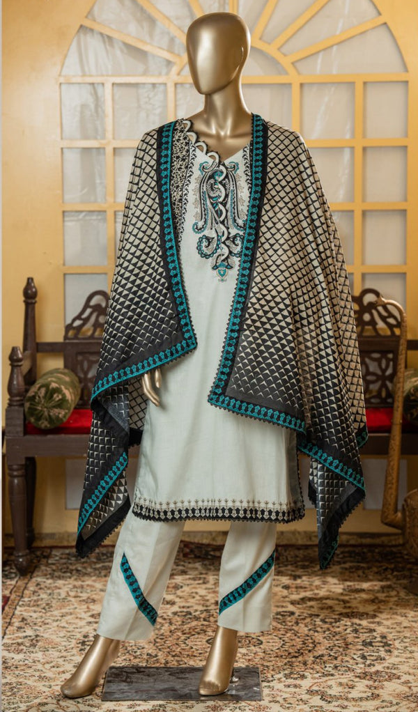 KHOLA UNSTITCHED PRINTED 3PIECE LAWN