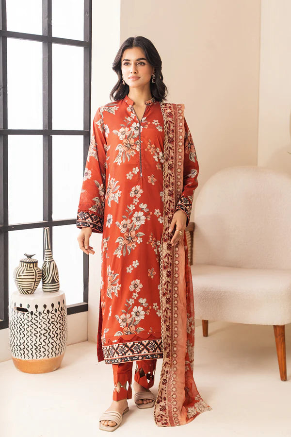 EHAAB BY JOHRA 3PC EMBROIDERED