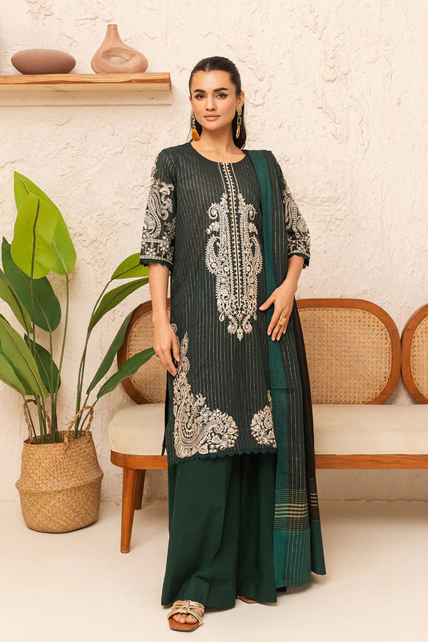 RIZIL BY JOHRA 3PC EMBROIDERED