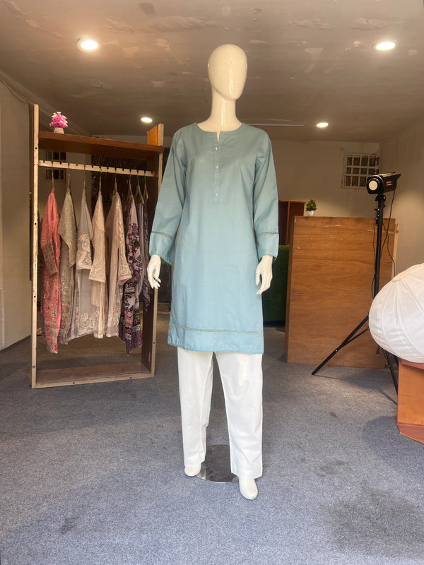 ZAHRA SOLID LAWN SHIRT