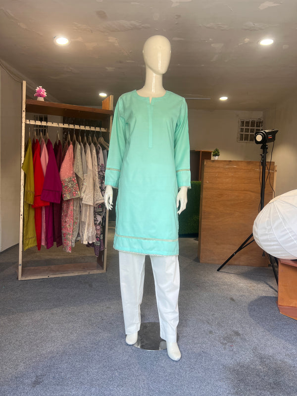 ZAHRA SOLID LAWN SHIRT