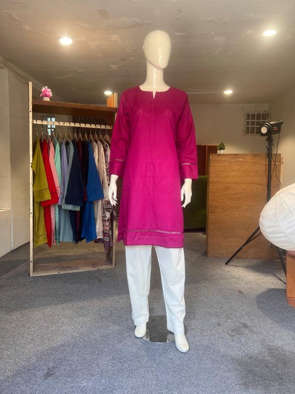 ZAHRA SOLID LAWN SHIRT