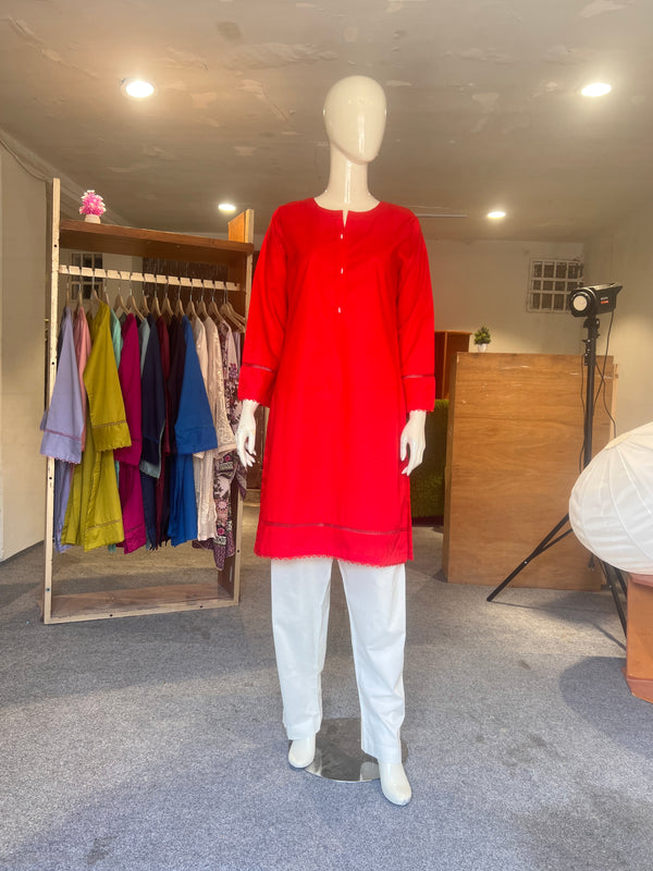 ZAHRA SOLID LAWN SHIRT