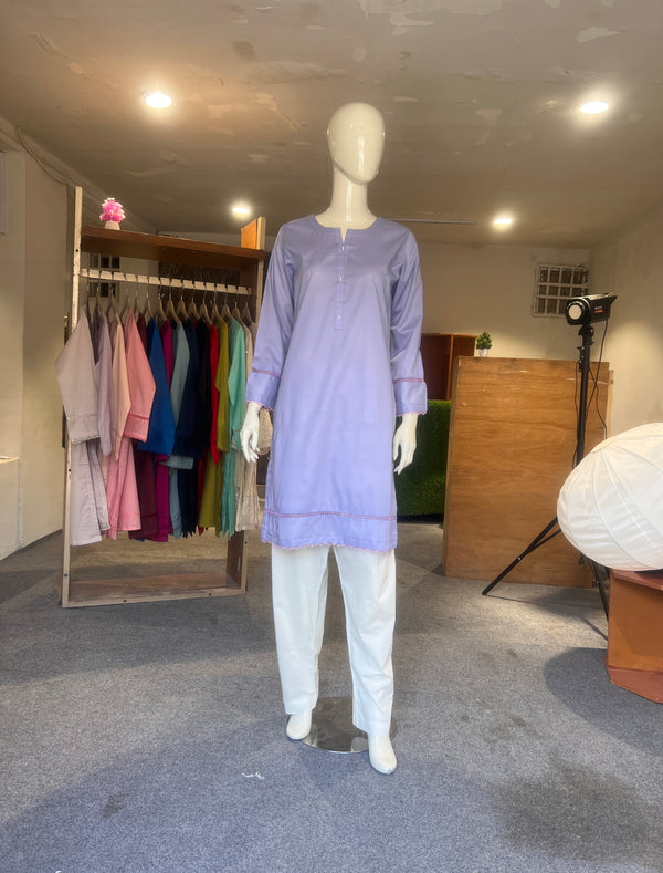 ZAHRA SOLID LAWN SHIRT