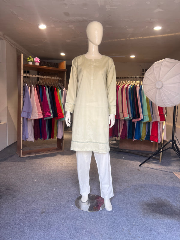 ZAHRA SOLID LAWN SHIRT