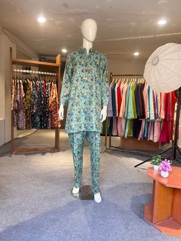 ZAHRA STITCHED PRINTED 2PIECE CO-ORD SET