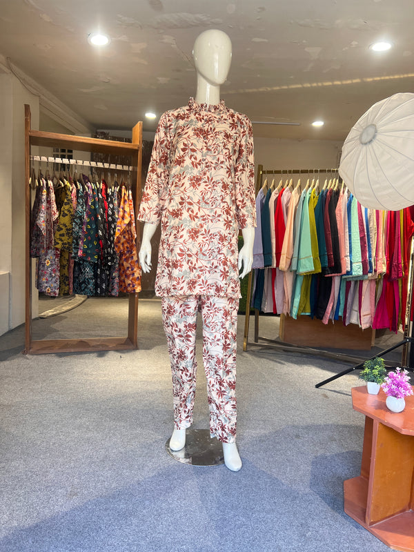 ZAHRA STITCHED PRINTED 2PIECE CO-ORD SET