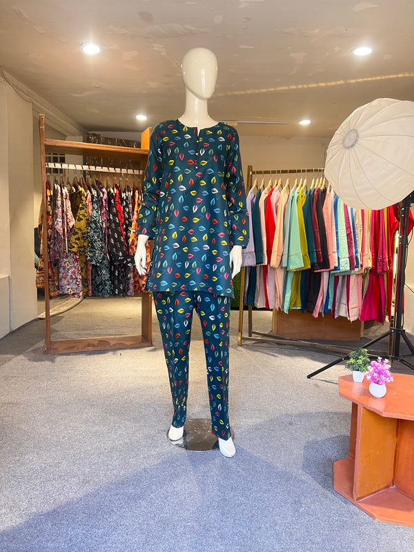 ZAHRA STITCHED PRINTED 2PIECE CO-ORD SET