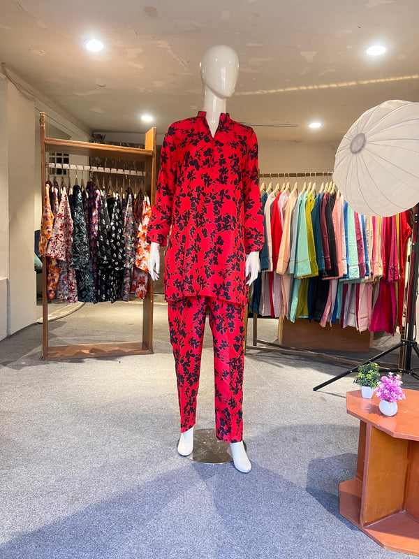 ZAHRA STITCHED PRINTED 2PIECE CO-ORD SET