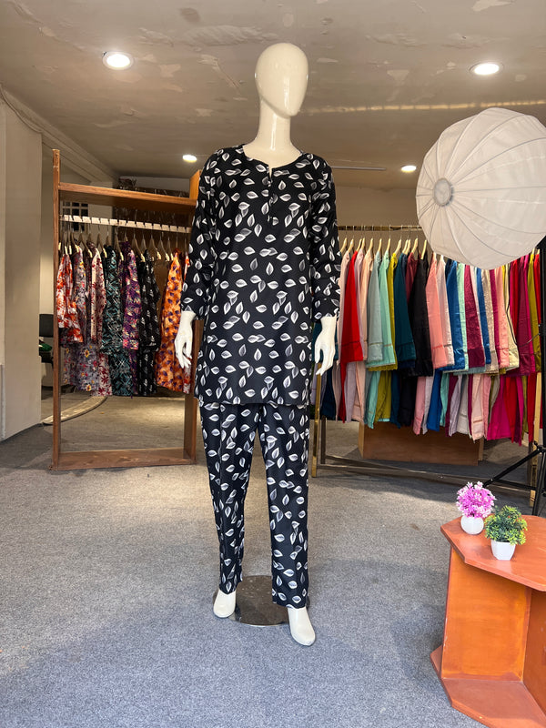 ZAHRA STITCHED PRINTED 2PIECE CO-ORD SET