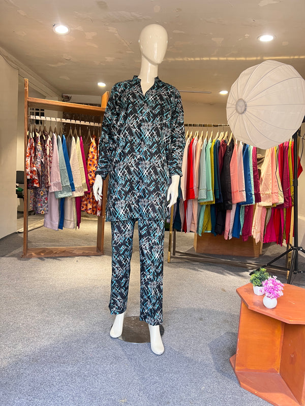 ZAHRA STITCHED PRINTED 2PIECE CO-ORD SET