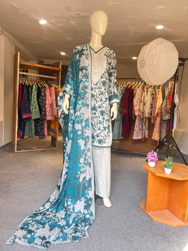 REGALIA STITCHED PRINTED 3PIECE LAWN