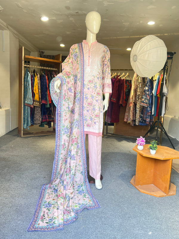 REGALIA STITCHED PRINTED 3PIECE LAWN