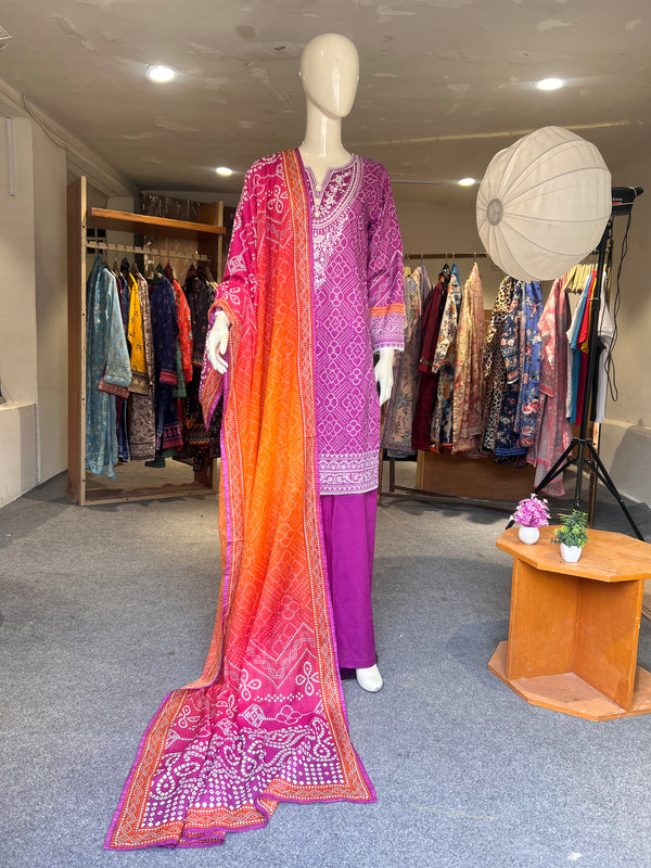 REGALIA STITCHED PRINTED 3PIECE LAWN