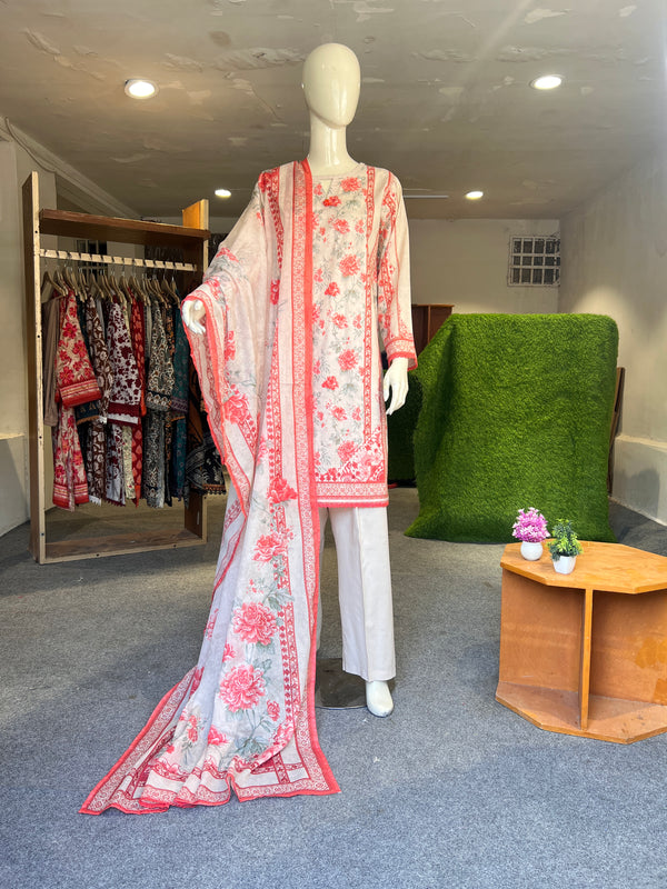 REGALIA STITCHED PRINTED 3PIECE LAWN