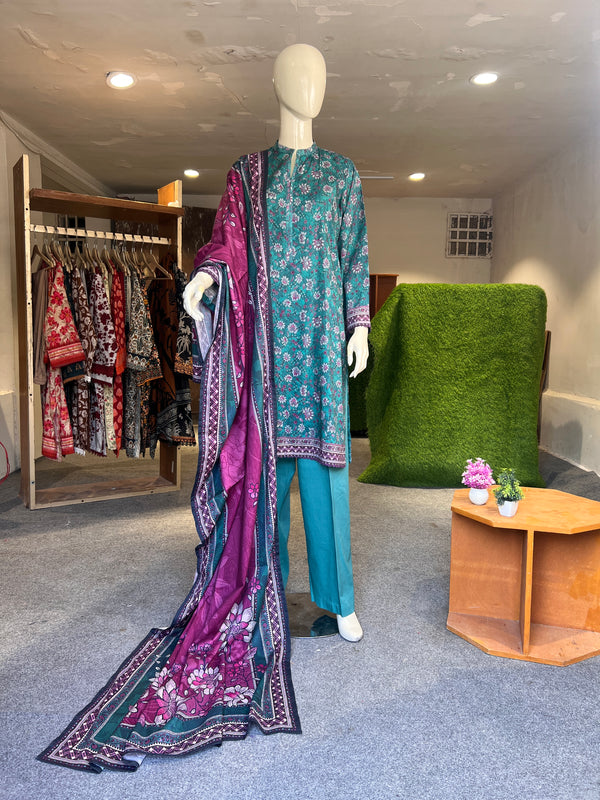 REGALIA STITCHED PRINTED 3PIECE LAWN