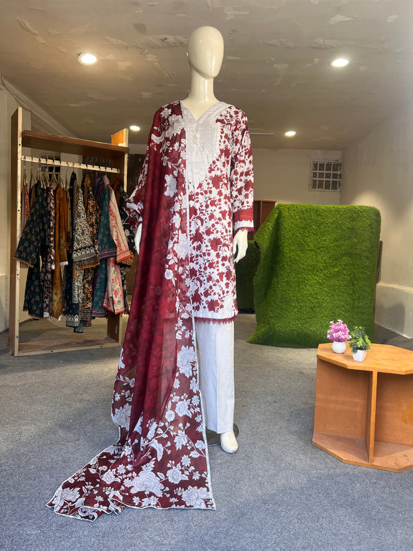 REGALIA STITCHED PRINTED 3PIECE LAWN