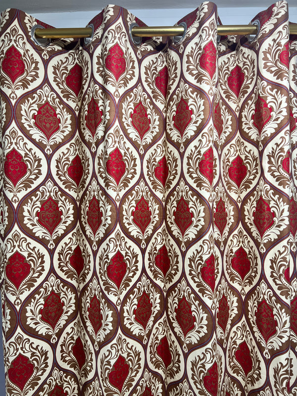 CURTAINS WITH FLORAL PRINT EXPORT QUALITY