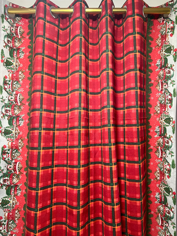CURTAINS WITH FLORAL PRINT EXPORT QUALITY