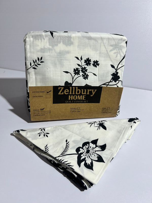 ZELLBURY SINGLE QUILT COVER COTTON