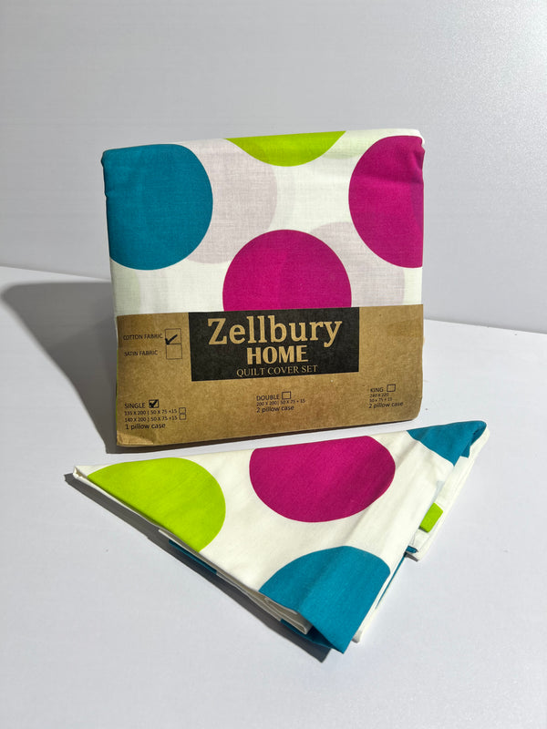 ZELLBURY SINGLE QUILT COVER COTTON