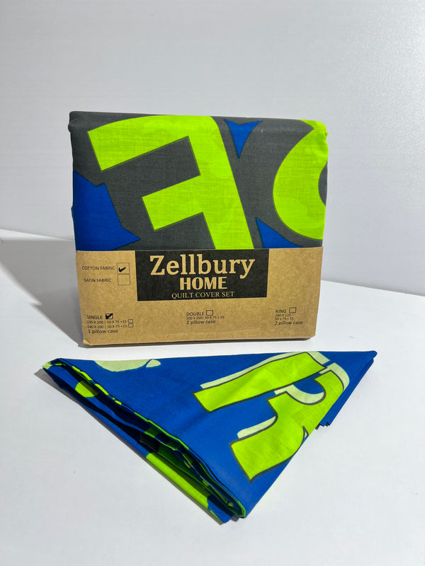 ZELLBURY SINGLE QUILT COVER COTTON
