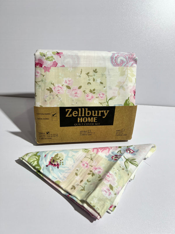 ZELLBURY SINGLE QUILT COVER COTTON