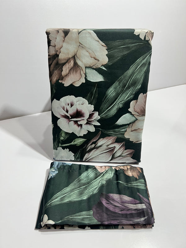 SINGLE QUILT COVER COTTON SATIN