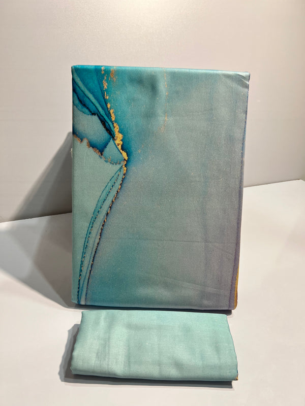 SINGLE QUILT COVER COTTON SATIN