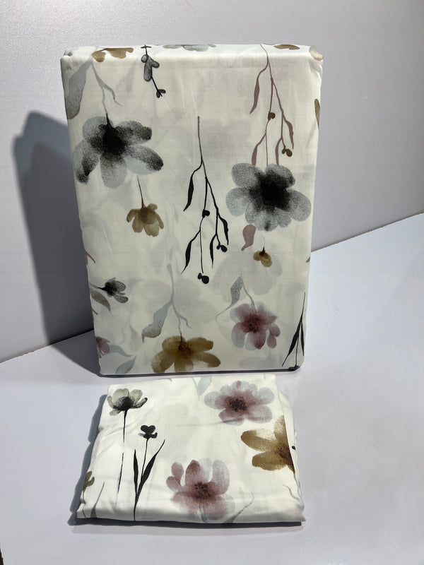 KING QUILT COVER COTTON SATIN
