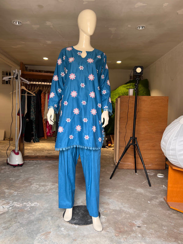 ZARA SHAHJAHAN EMBROIDERED 2PIECE