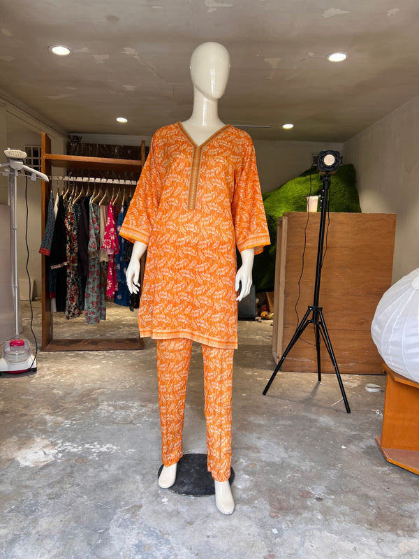 SAYA STITCHED PRINTED 2PIECE