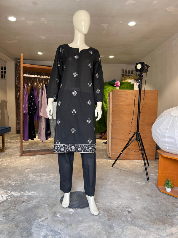 KHAADI STITCHED EMBROIDERED 2PIECE
