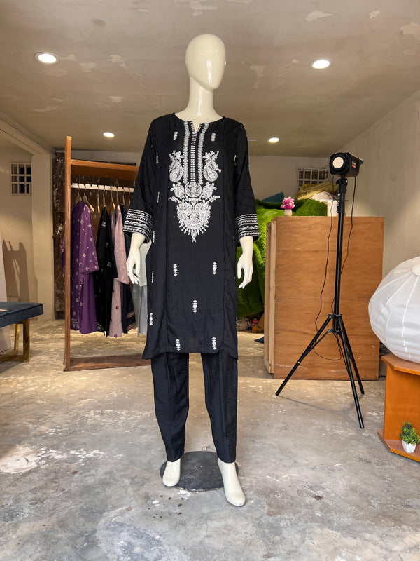 KHAADI STITCHED EMBROIDERED 2PIECE