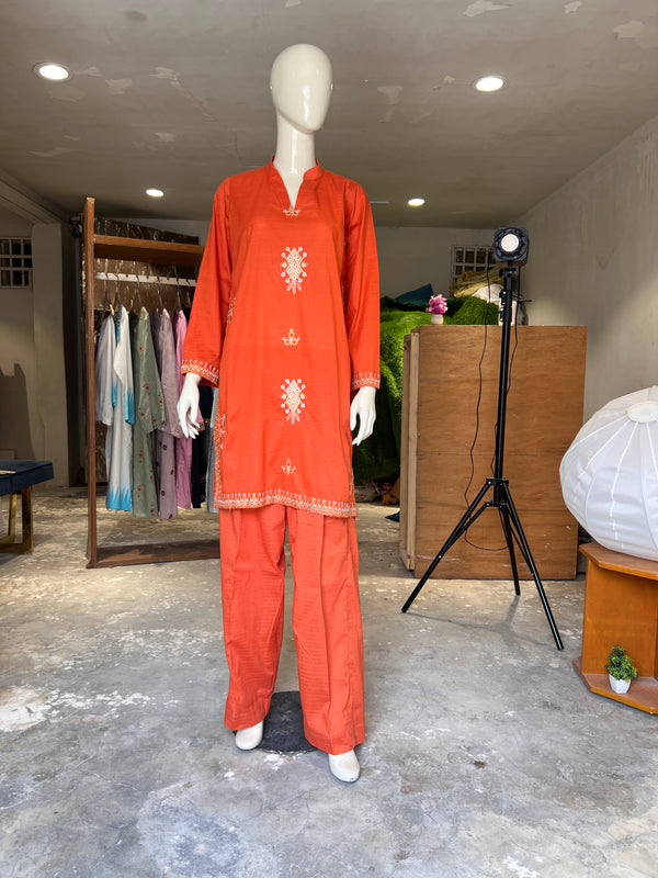 KHAADI STITCHED EMBROIDERED 2PIECE