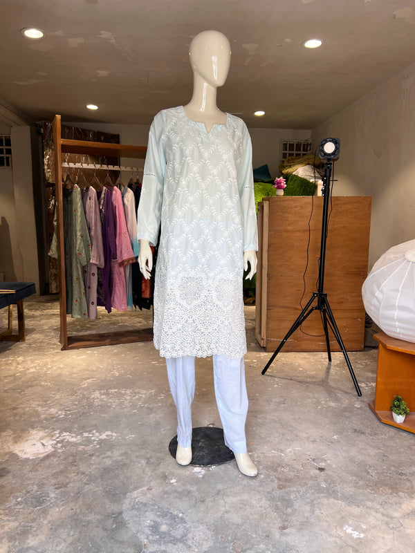 BINSAEED STITCHED EMBROIDERED 2PIECE