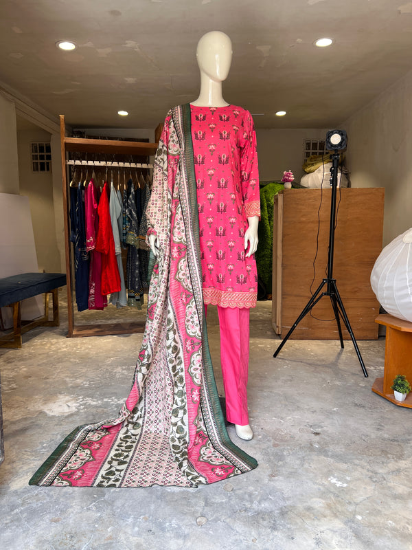 KHAADI STITCHED PRINTED 3PIECE LAWN