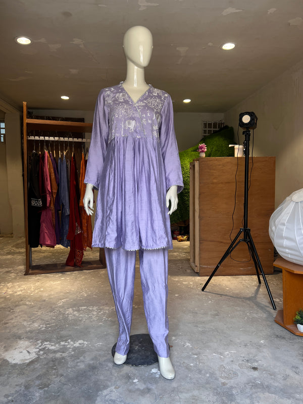 KHAADI STITCHED EMBROIDERED 2PIECE
